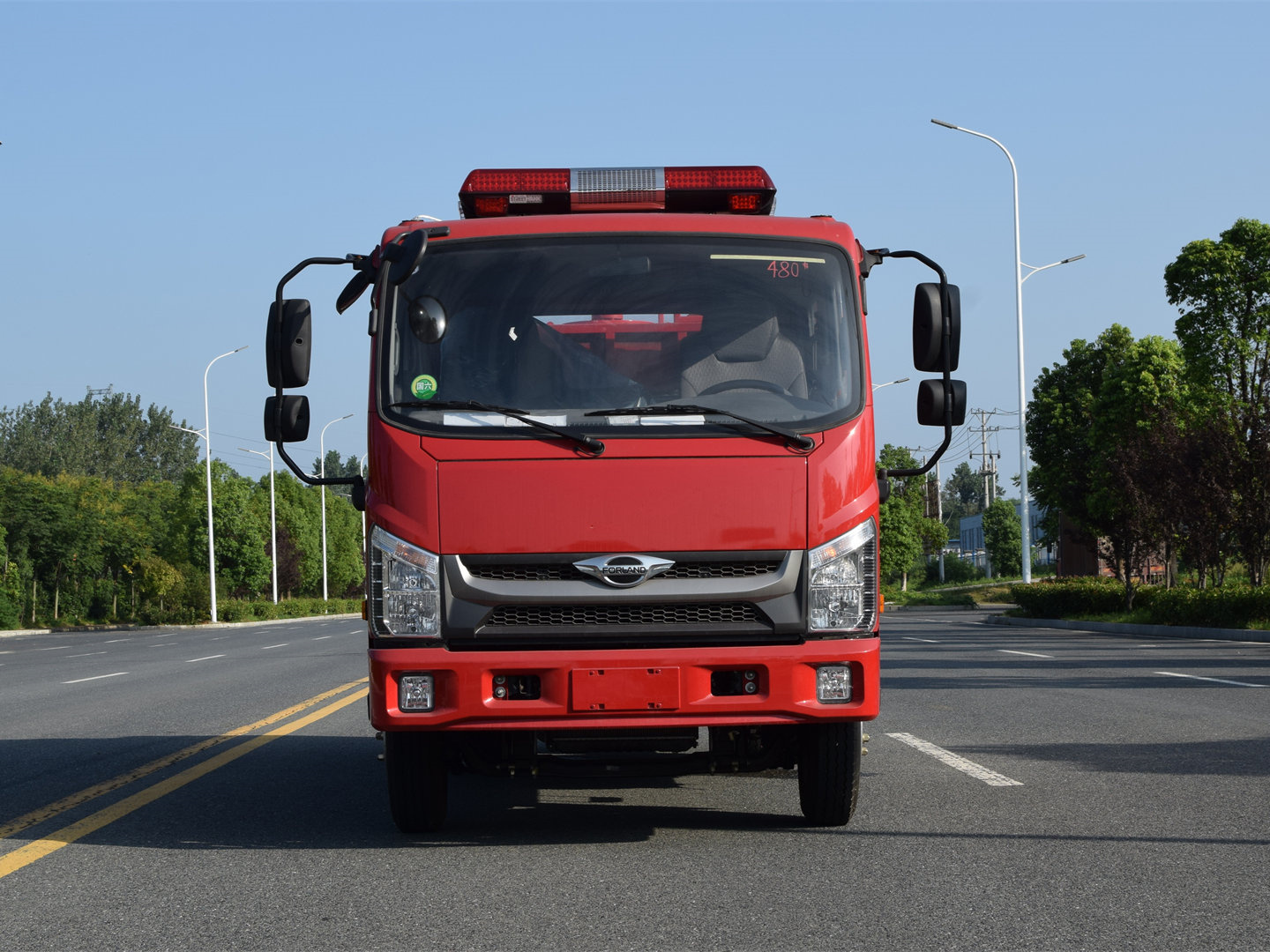 2吨福田领航泡沫消防车